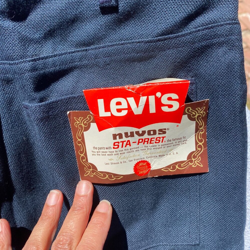 LEVI'S Deadstock Vintage 1970's Sta-Prest Jeans, Size 29x29